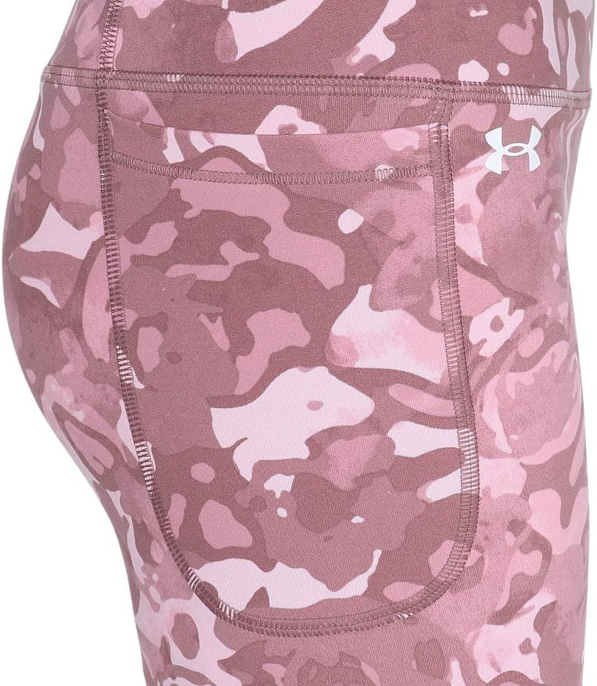image:imageUnder Armour Motion Print Ankle LeggingsPrime Pink Pink Elixir White