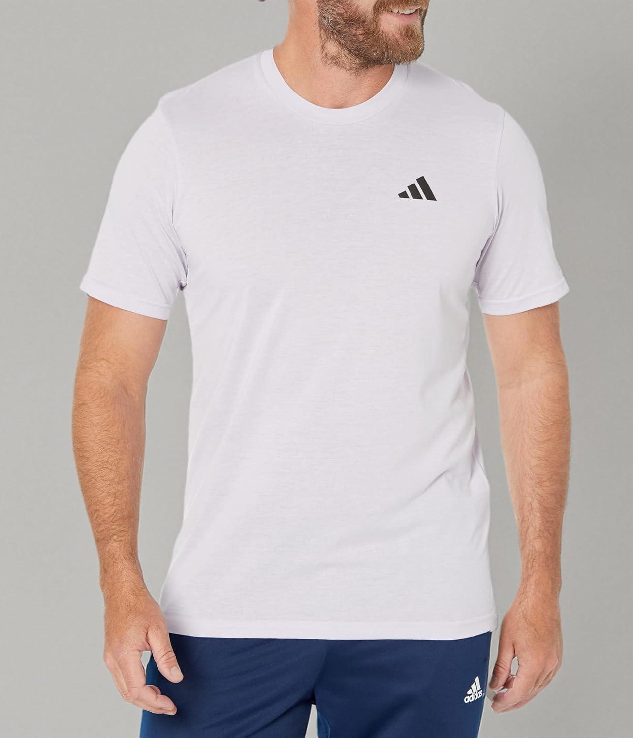 image:imageadidas Mens Essentials Feel Ready Training TShirtSilver DawnBlack