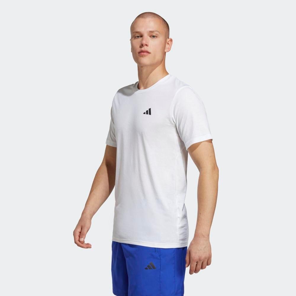 image:imageadidas Mens Essentials Feel Ready Training TShirtWhiteBlack