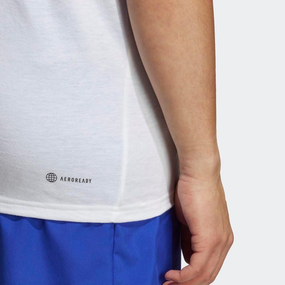 image:imageadidas Mens Essentials Feel Ready Training TShirtWhiteBlack