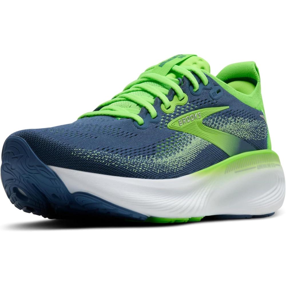 image:imageBrooks Mens Adrenaline GTS 25 Supportive Running ampamp Walking ShoeGreenMoonlightPhantom