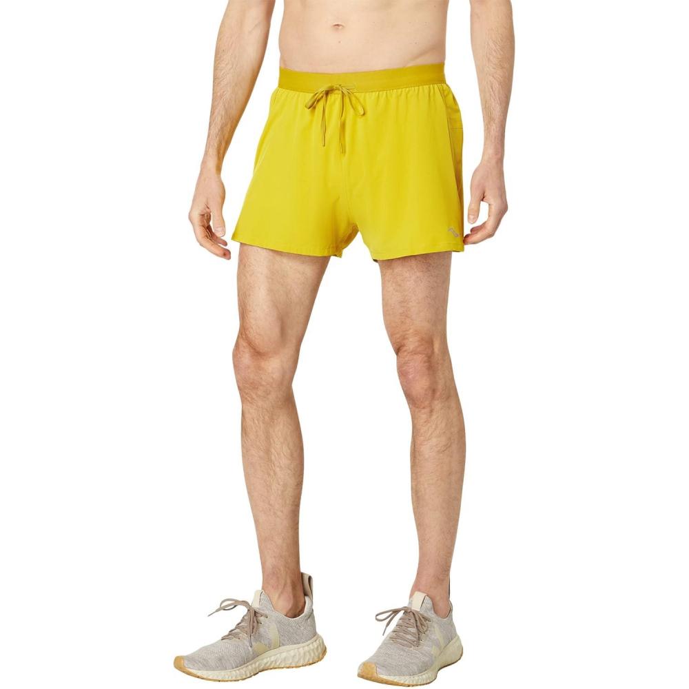 image:imageSaucony Outpace 3quot Shorts for Men Offers Lightweight Stretch Woven Fabric and Elastic WaistbandArroyo