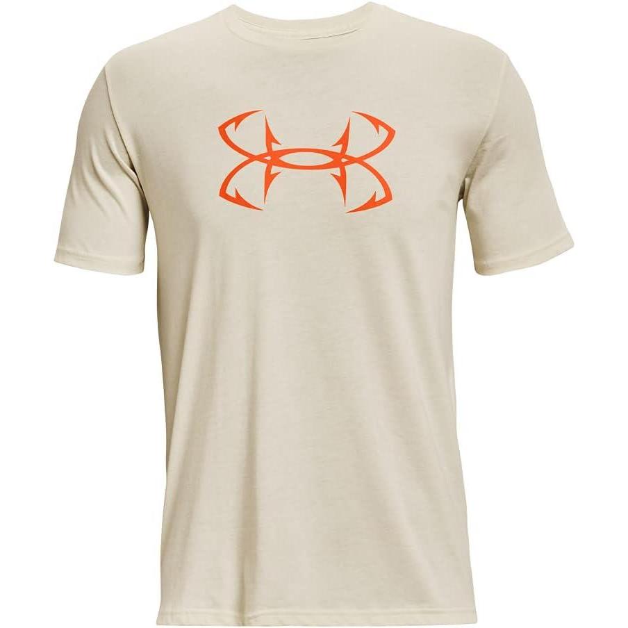 image:imageUnder Armour Mens Fish Hook Logo TeeStone 279Blaze Orange