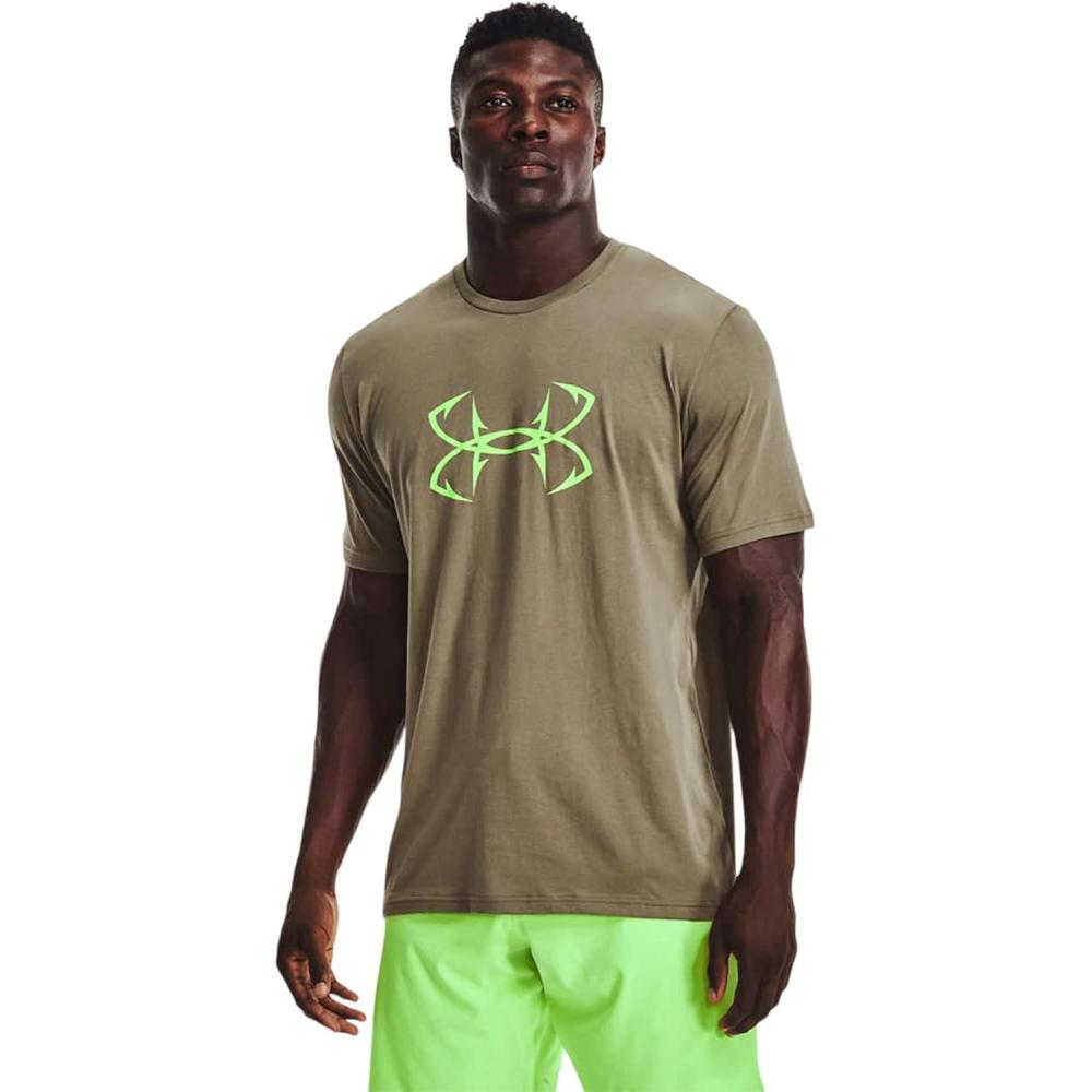 image:imageUnder Armour Mens Fish Hook Logo TeeTent 362Quirky Lime