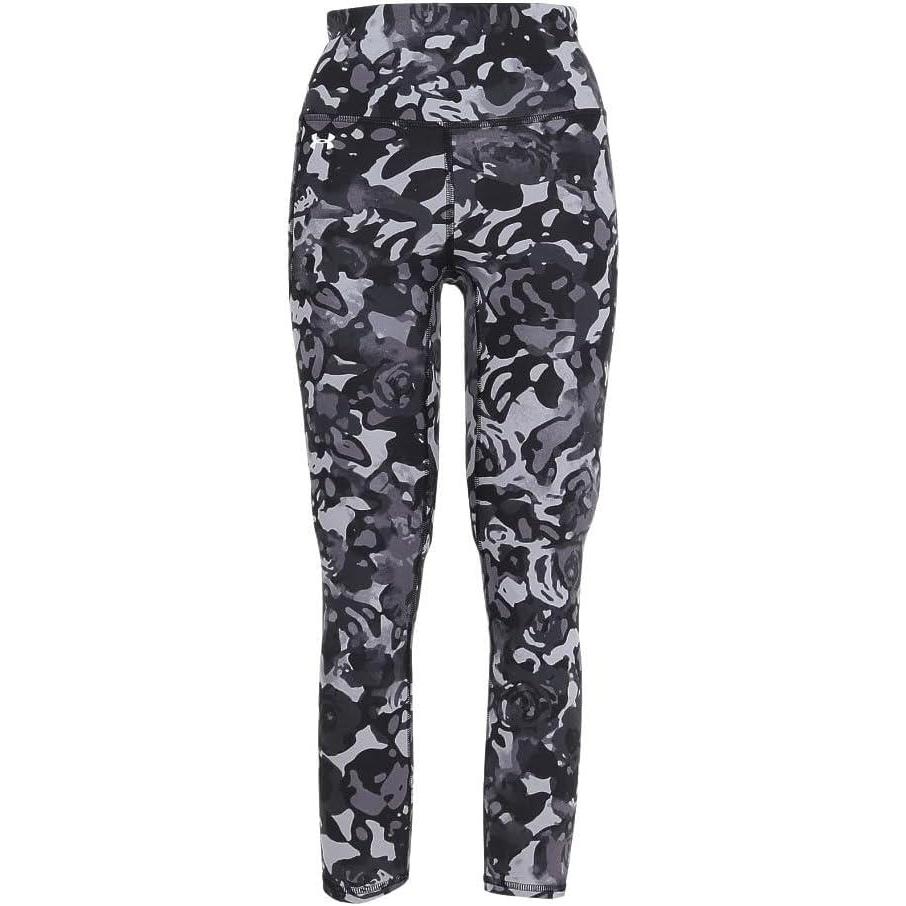 image:imageUnder Armour Motion Print Ankle LeggingsBlack Titan Gray White