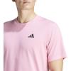adidas Men’s Essentials Feel Ready Training T-Shirt(Bliss Pink/Black)