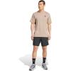adidas Men’s Essentials Feel Ready Training T-Shirt(Chalky Brown/Black)