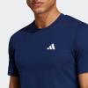 adidas Men’s Essentials Feel Ready Training T-Shirt(Dark Blue/White)