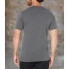 adidas Men’s Essentials Feel Ready Training T-Shirt(Dark Grey Heather/White/Black)
