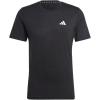 adidas Men’s Essentials Feel Ready Training T-Shirt(Black/White)