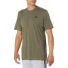 adidas Men’s Essentials Feel Ready Training T-Shirt(Olive Strata/Black)