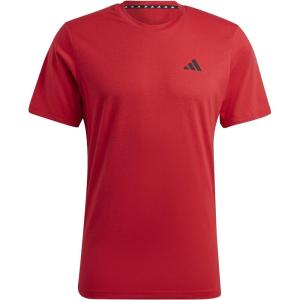 adidas Men’s Essentials Feel Ready Training T-Shirt(Better Scarlet/Black)