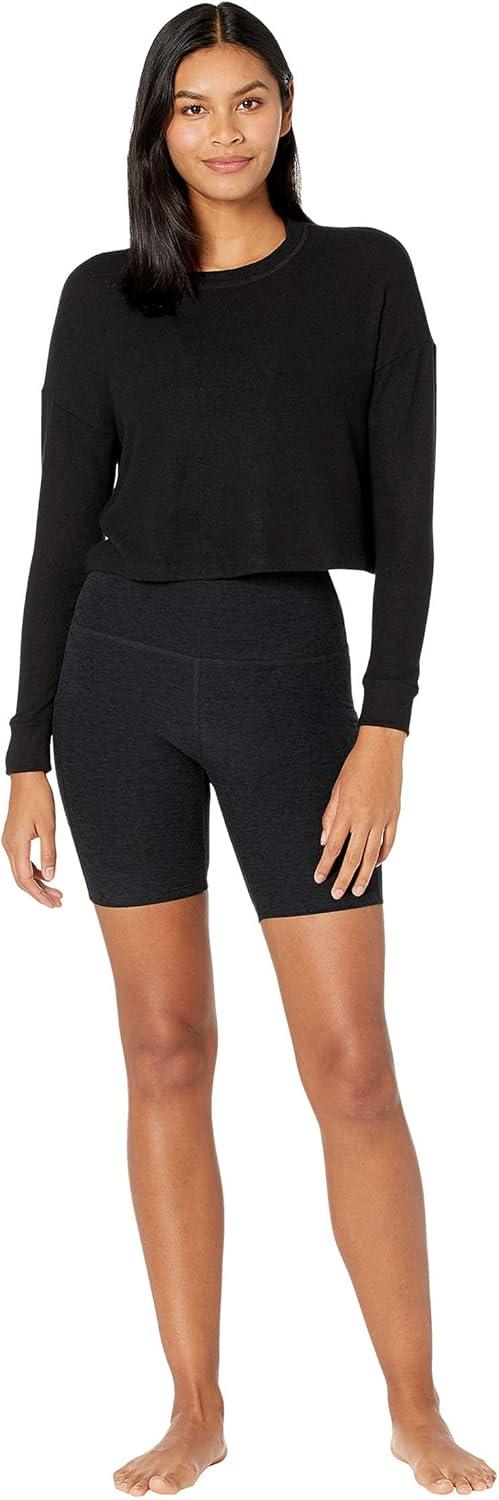 image:imageBeyond Yoga Spacedye Team Pockets High Waisted Biker ShortsDarkest Night