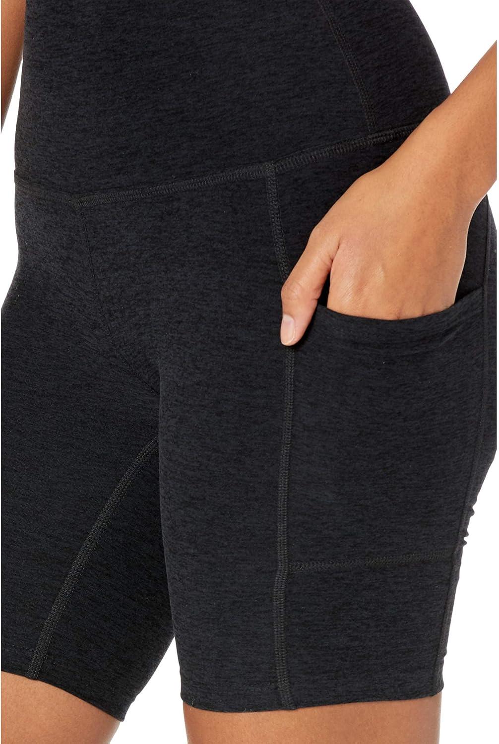 image:imageBeyond Yoga Spacedye Team Pockets High Waisted Biker ShortsDarkest Night