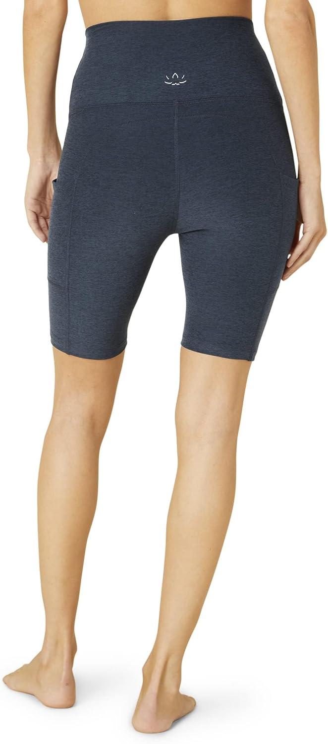 image:imageBeyond Yoga Spacedye Team Pockets High Waisted Biker ShortsNocturnal Navy