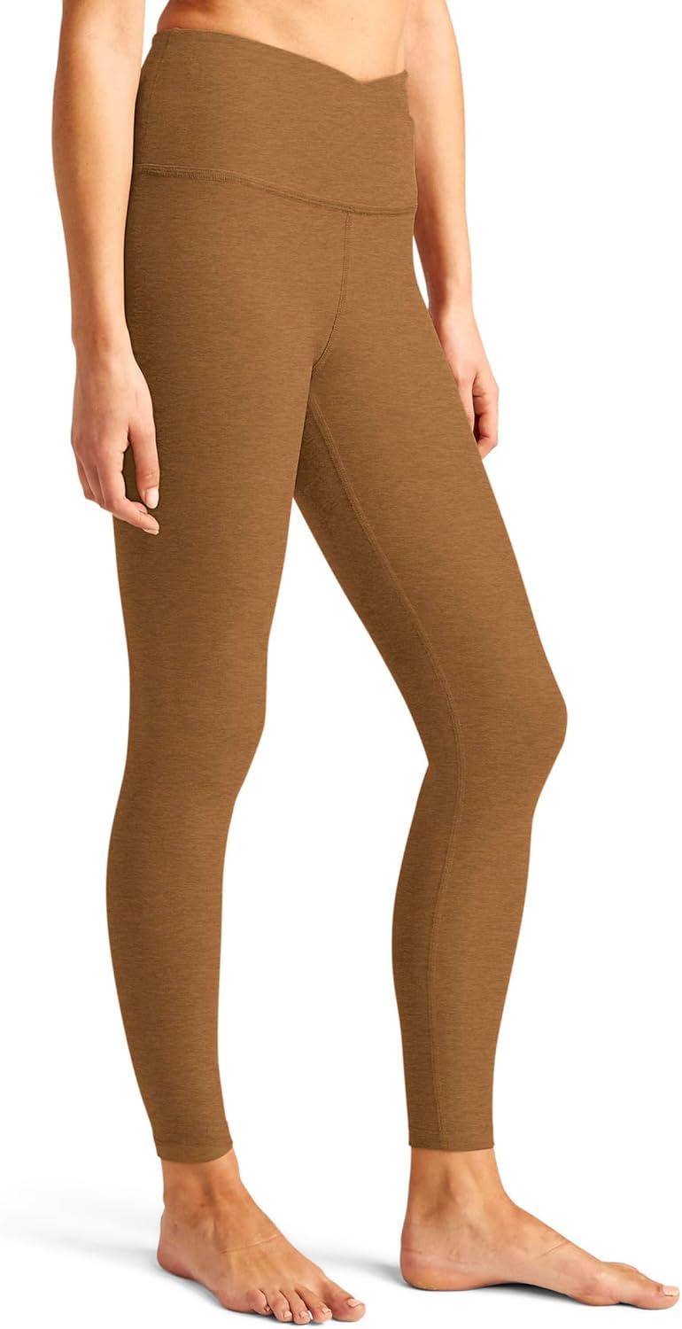 image:imageBeyond Yoga Womens Spacedye at Your Leisure LeggingsCarmel Toffee Heather