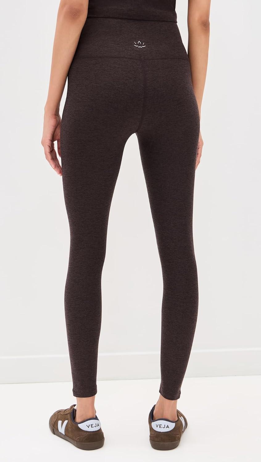 image:imageBeyond Yoga Womens Spacedye at Your Leisure LeggingsDark Chocolate Heather