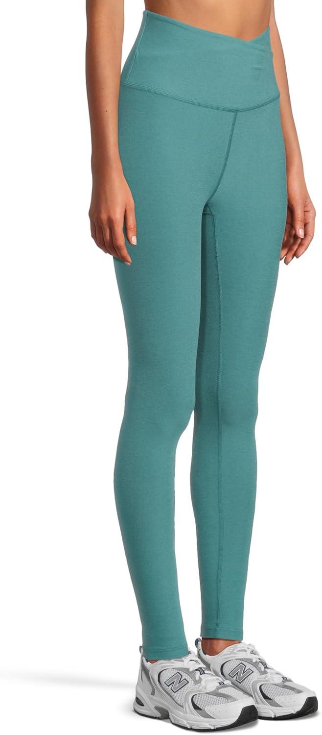image:imageBeyond Yoga Womens Spacedye at Your Leisure LeggingsDeep Aqua Heather