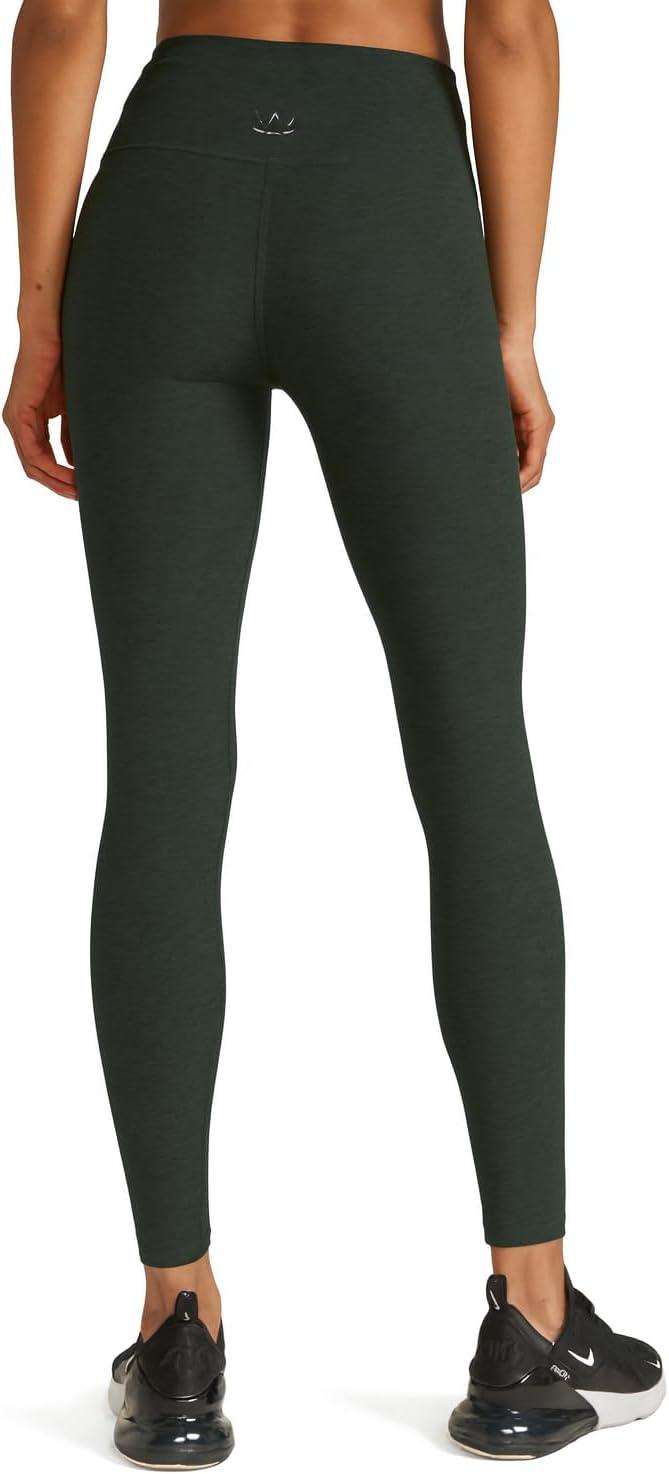 image:imageBeyond Yoga Womens Spacedye at Your Leisure LeggingsMidnight Green Heather