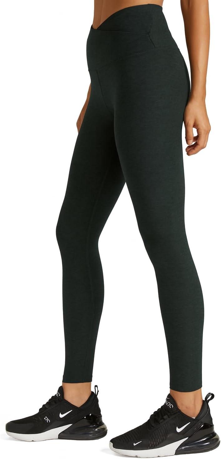 image:imageBeyond Yoga Womens Spacedye at Your Leisure LeggingsMidnight Green Heather