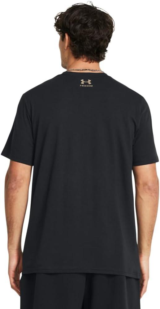 image:imageUnder Armour Mens Freedom Graphic Short Sleeve TShirt001 Black Ua Barren Camo