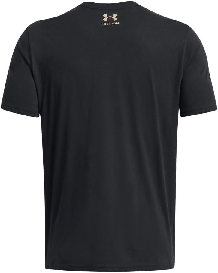 image:imageUnder Armour Mens Freedom Graphic Short Sleeve TShirt001 Black Ua Barren Camo