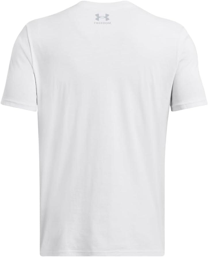 image:imageUnder Armour Mens Freedom Graphic Short Sleeve TShirt014 Halo Gray Steel