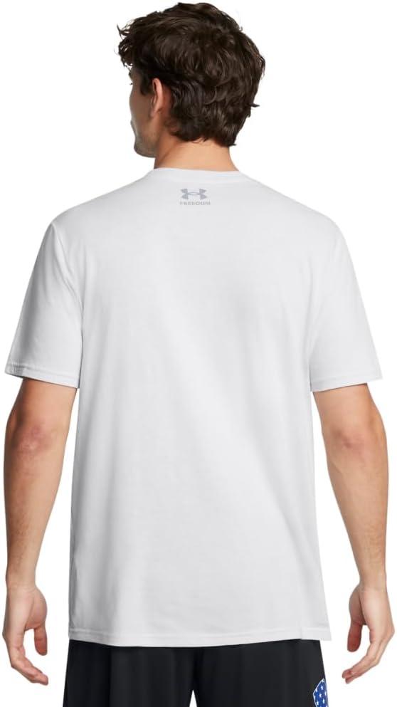 image:imageUnder Armour Mens Freedom Graphic Short Sleeve TShirt014 Halo Gray Steel