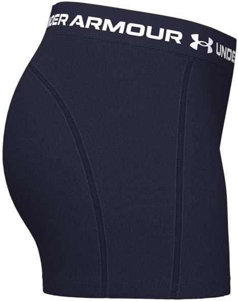 image:imageUnder Armour Womens HeatGear Armour Shorty Shorts410 Midnight Navy White