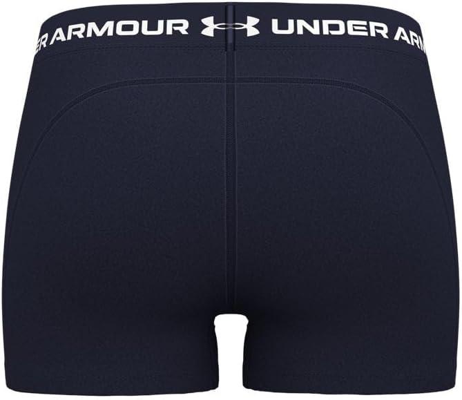 image:imageUnder Armour Womens HeatGear Armour Shorty Shorts410 Midnight Navy White