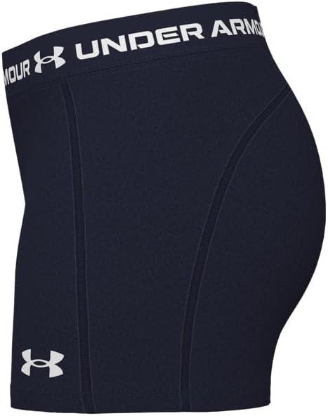 image:imageUnder Armour Womens HeatGear Armour Shorty Shorts410 Midnight Navy White