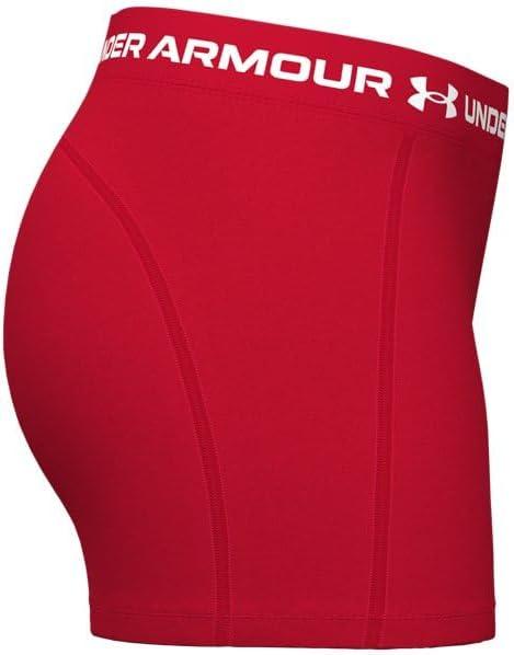 image:imageUnder Armour Womens HeatGear Armour Shorty Shorts601 Red White
