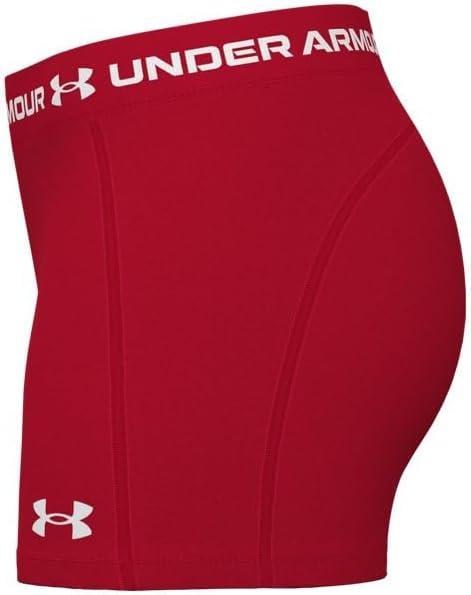 image:imageUnder Armour Womens HeatGear Armour Shorty Shorts601 Red White