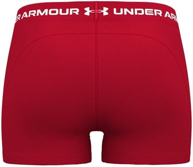 image:imageUnder Armour Womens HeatGear Armour Shorty Shorts601 Red White