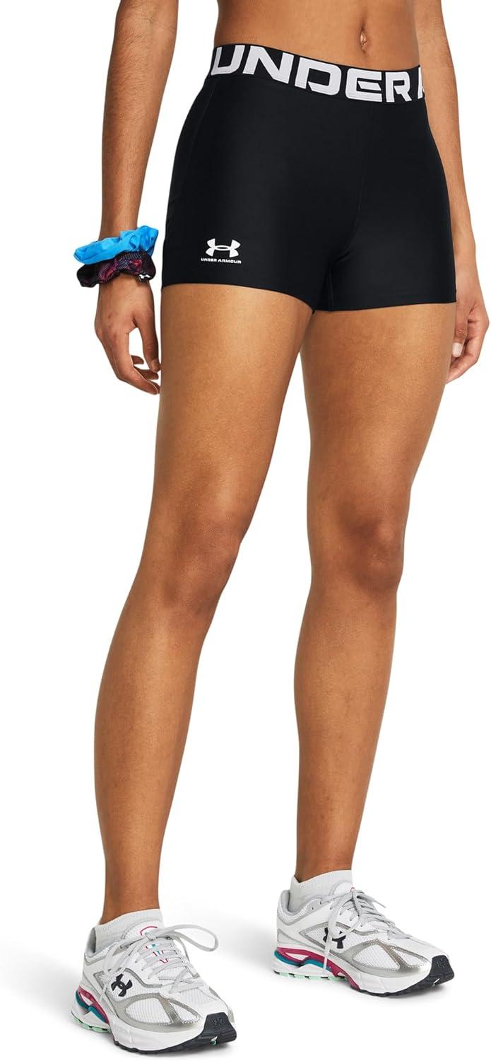 image:imageUnder Armour Womens HeatGear Armour Shorty ShortsBlackWhite