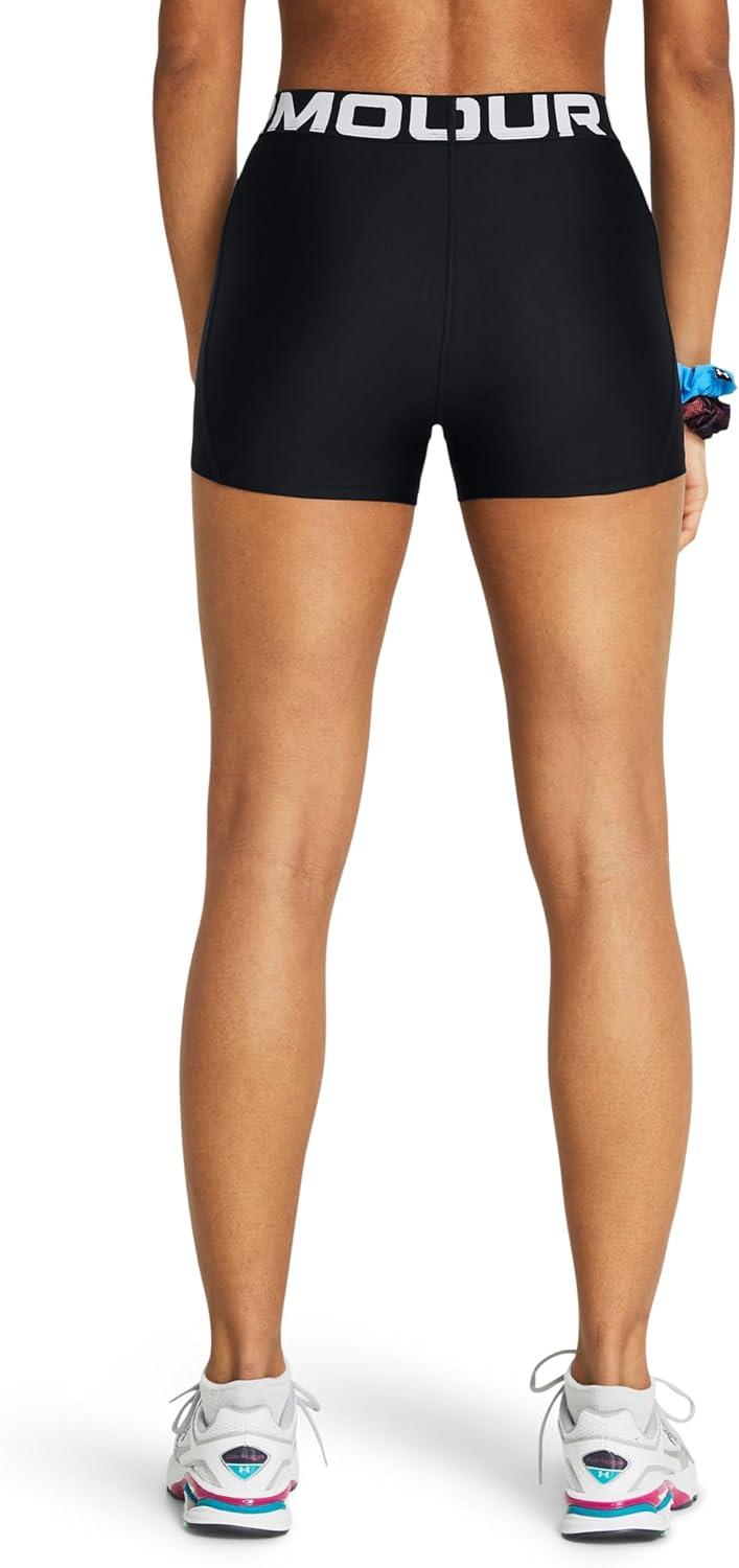 image:imageUnder Armour Womens HeatGear Armour Shorty ShortsBlackWhite