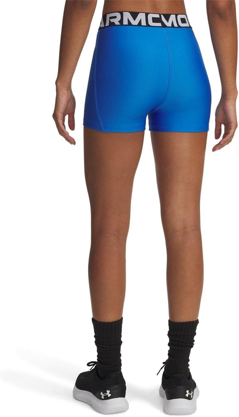 image:imageUnder Armour Womens HeatGear Armour Shorty ShortsBlue AtlantisWhite