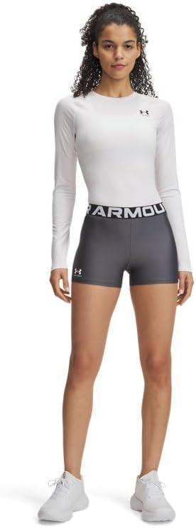 image:imageUnder Armour Womens HeatGear Armour Shorty ShortsCastlerockWhite