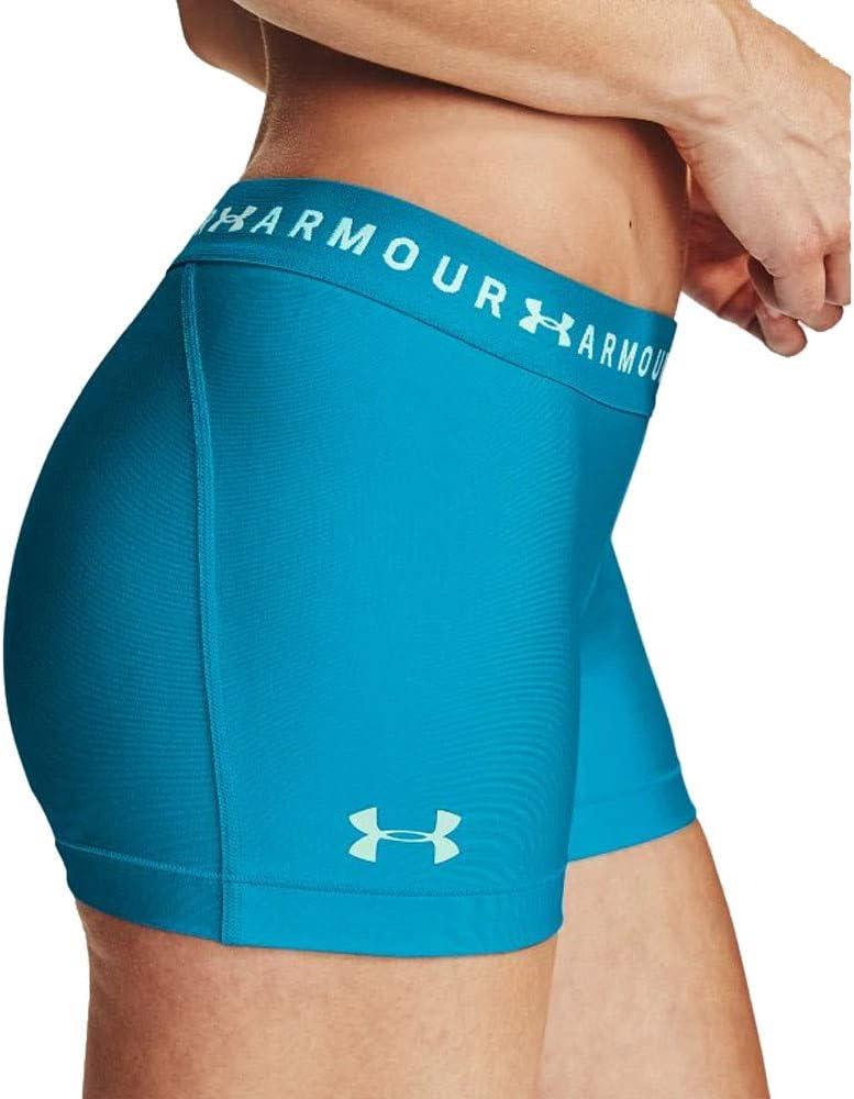 image:imageUnder Armour Womens HeatGear Armour Shorty ShortsEquator Blue 417Seaglass Blue