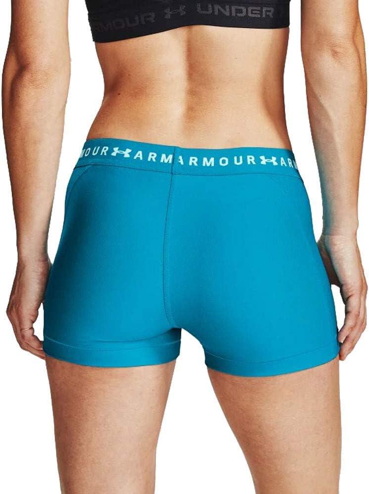 image:imageUnder Armour Womens HeatGear Armour Shorty ShortsEquator Blue 417Seaglass Blue