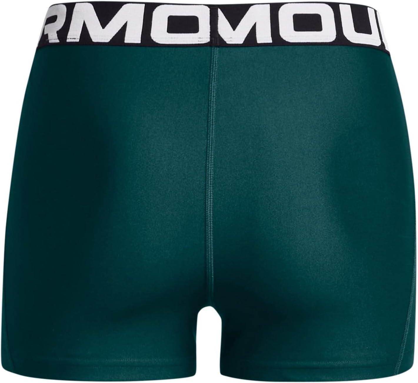image:imageUnder Armour Womens HeatGear Armour Shorty ShortsHydro TealWhite