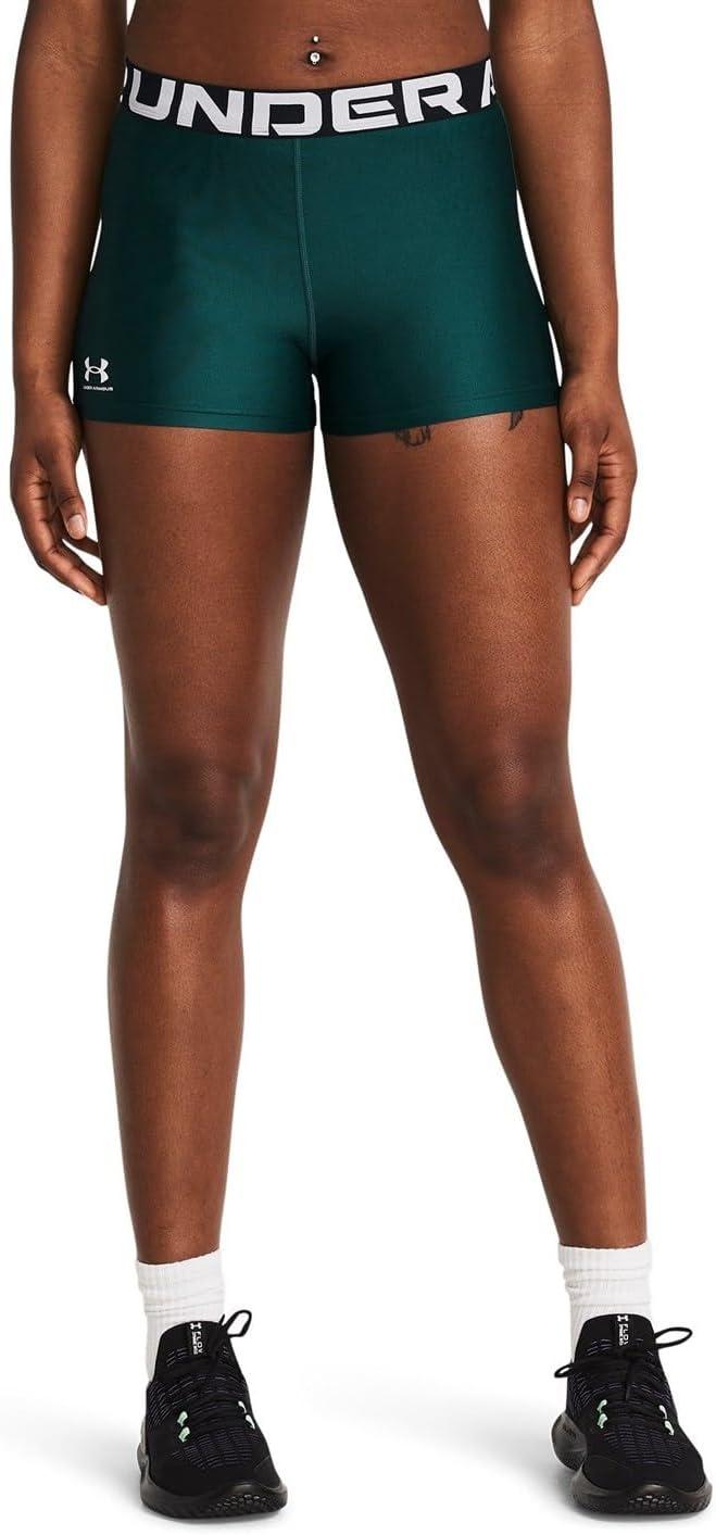 image:imageUnder Armour Womens HeatGear Armour Shorty ShortsHydro TealWhite