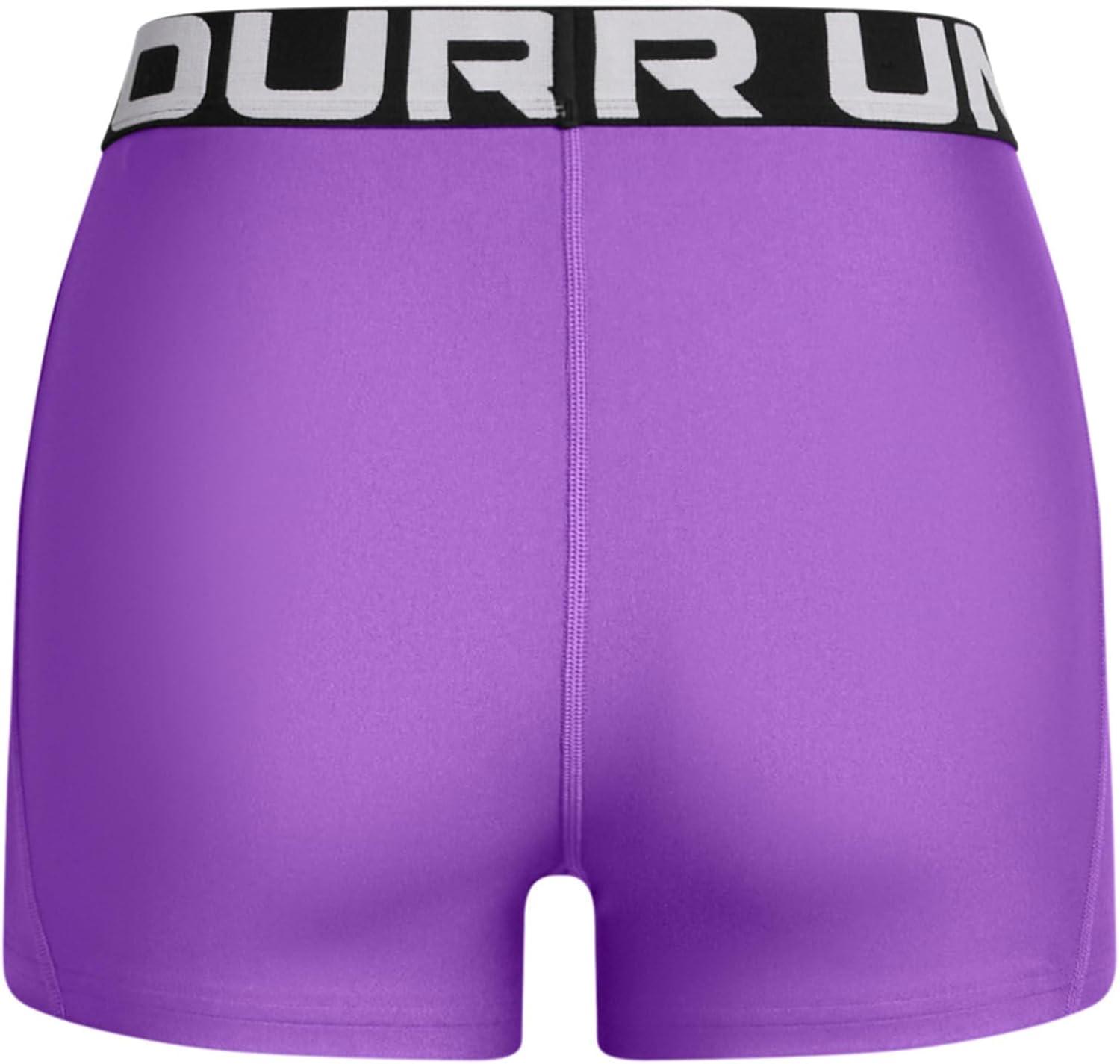 image:imageUnder Armour Womens HeatGear Armour Shorty ShortsLavishwhite