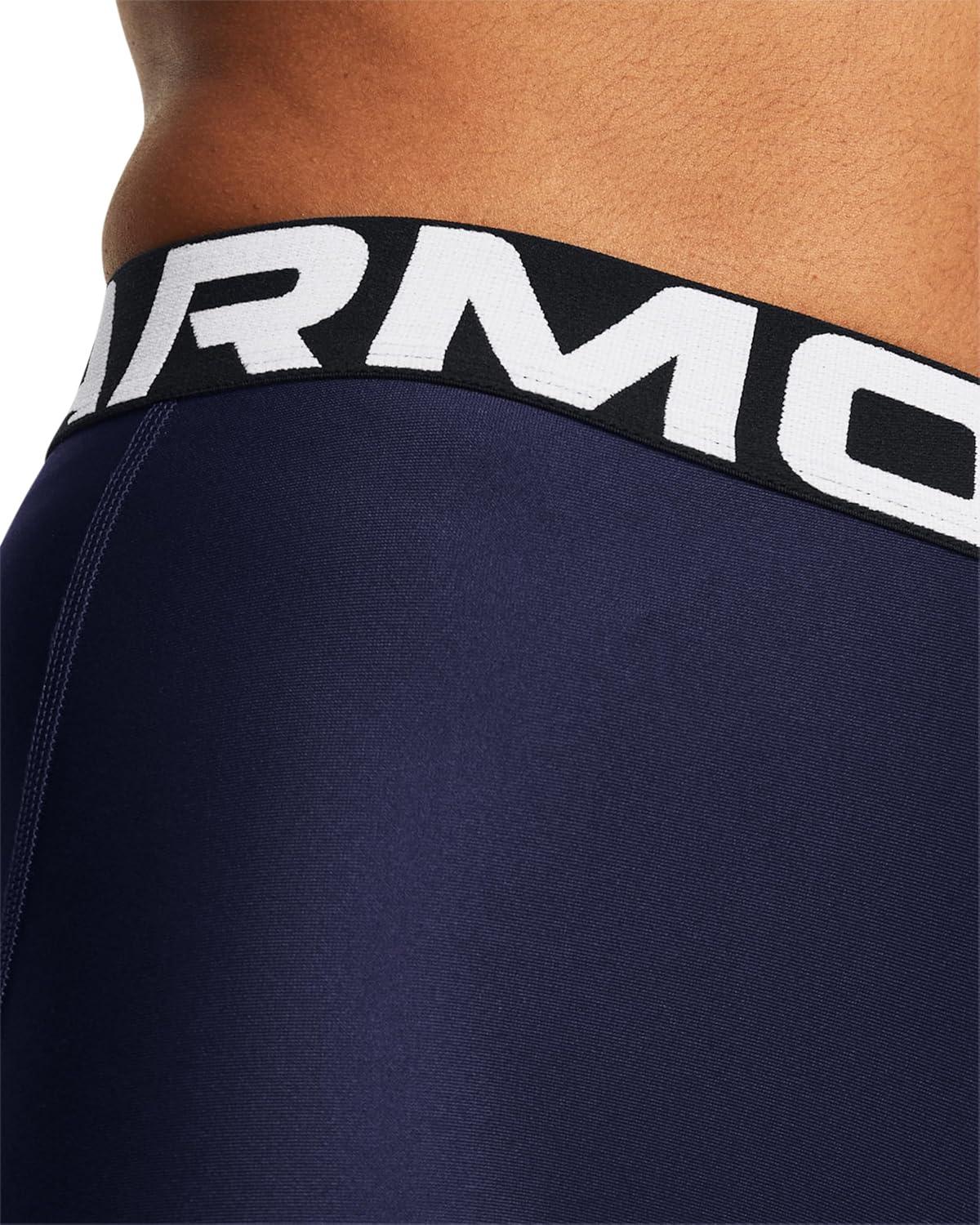 image:imageUnder Armour Womens HeatGear Armour Shorty ShortsMidnight NavyWhite