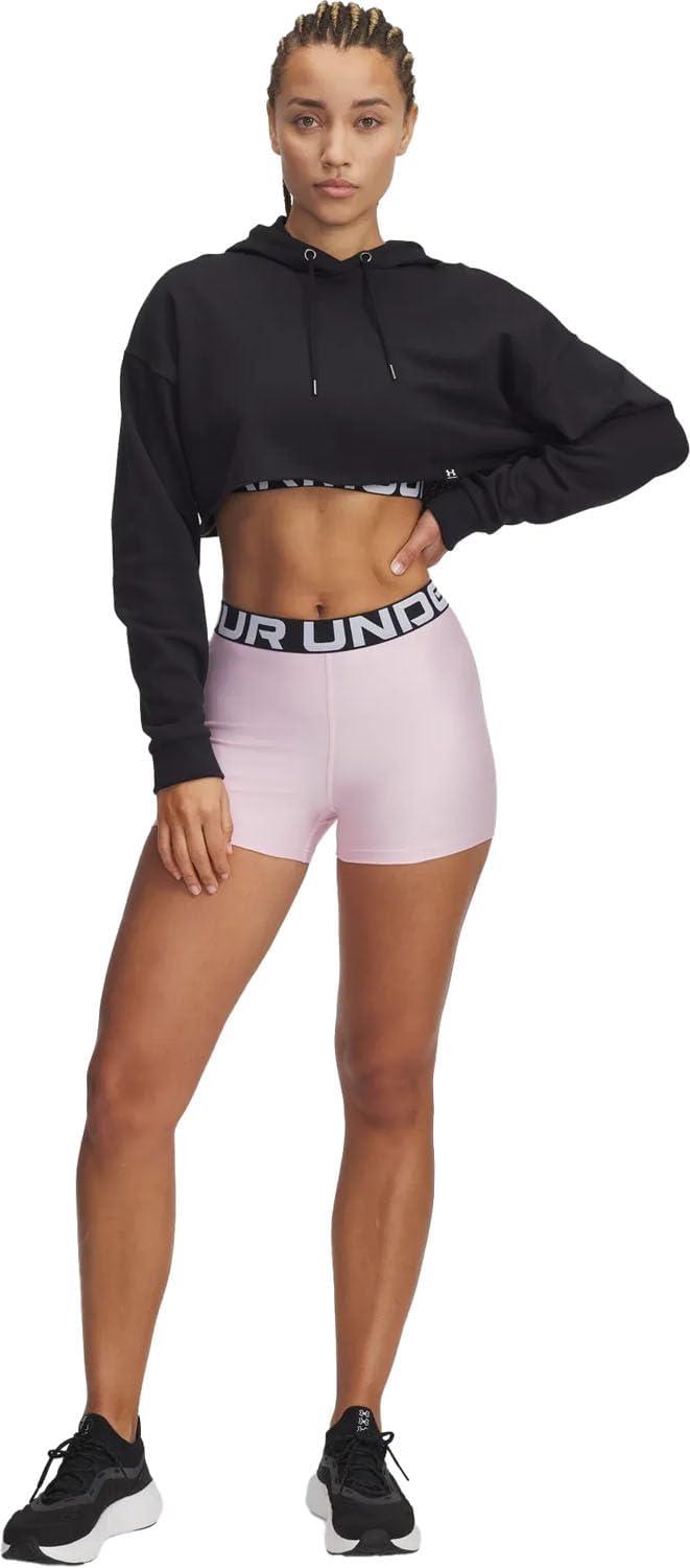 image:imageUnder Armour Womens HeatGear Armour Shorty ShortsPrime PinkWhite