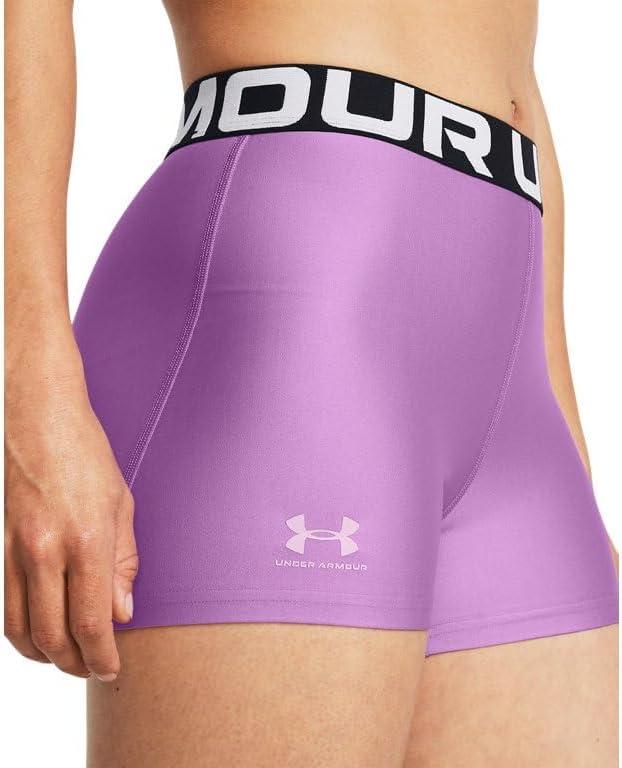 image:imageUnder Armour Womens HeatGear Armour Shorty ShortsProvence Purplepurple Ace