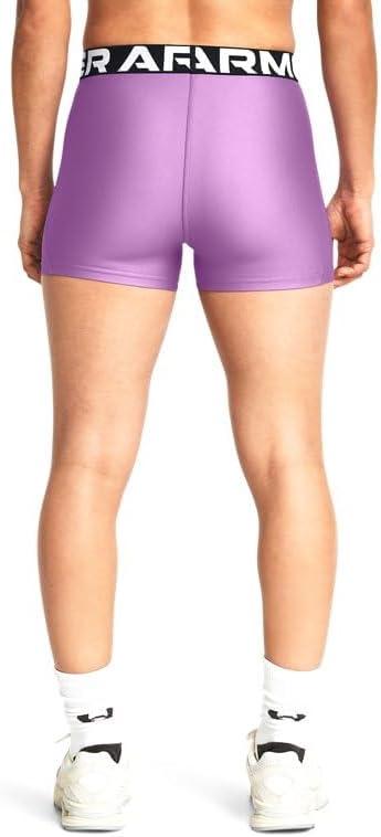 image:imageUnder Armour Womens HeatGear Armour Shorty ShortsProvence Purplepurple Ace