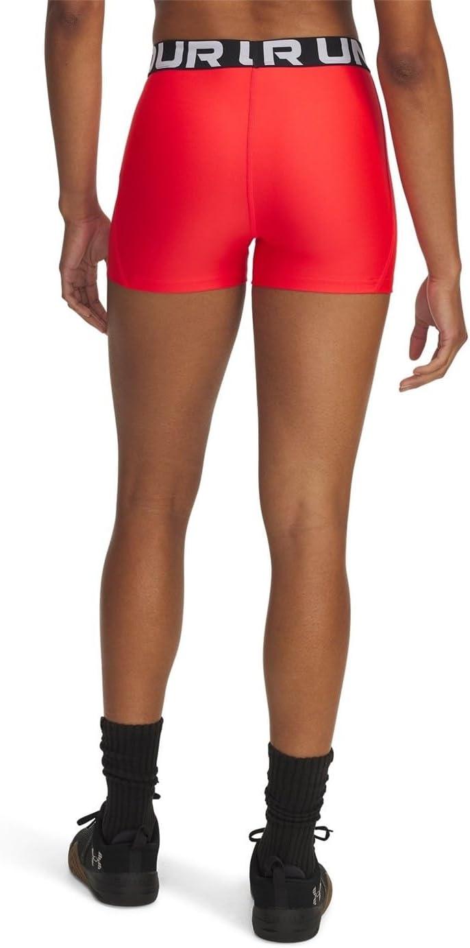 image:imageUnder Armour Womens HeatGear Armour Shorty ShortsRacer RedWhite