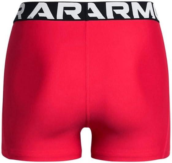 image:imageUnder Armour Womens HeatGear Armour Shorty ShortsRedWhite
