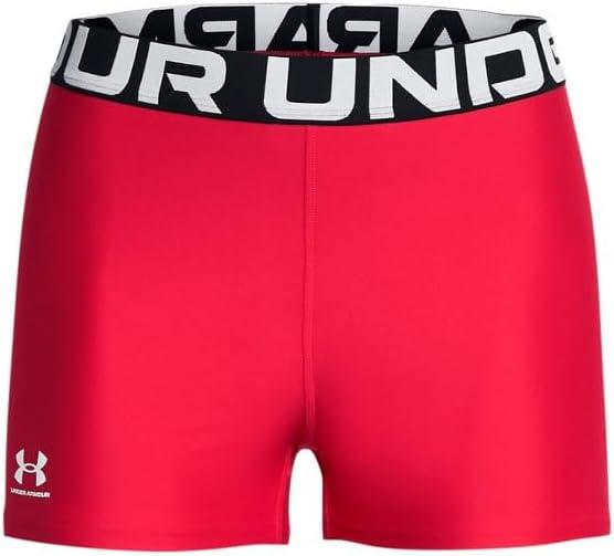 image:imageUnder Armour Womens HeatGear Armour Shorty ShortsRedWhite